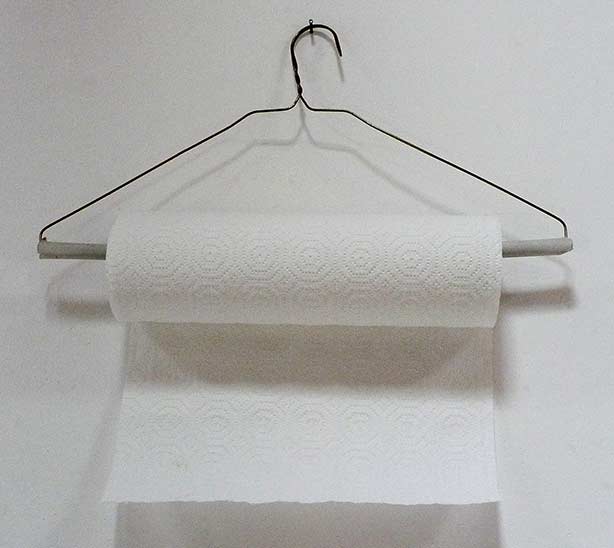 Joan Anderson useful scultpture with wire and found objects.