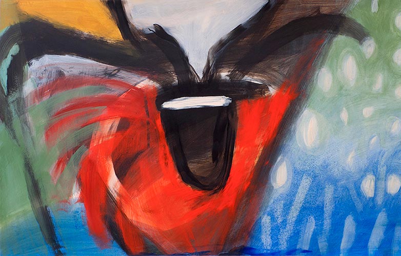 Joan Anderson painting: Devotion to the Unknown.