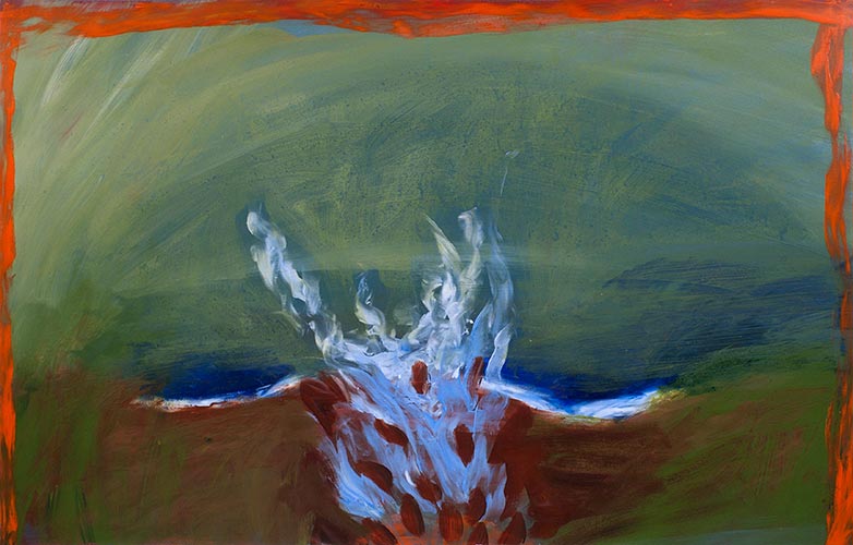 Joan Anderson painting: Devotion to the Unknown.