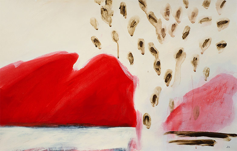 Joan Anderson painting: Devotion to the Unknown.