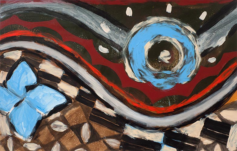 Joan Anderson painting: Devotion to the Unknown.