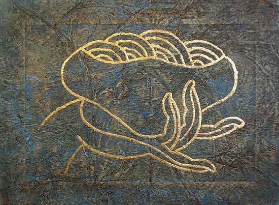 Joan Anderson Panel Card Painting.