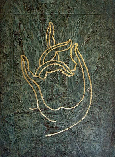 Joan Anderson Panel Card Painting.