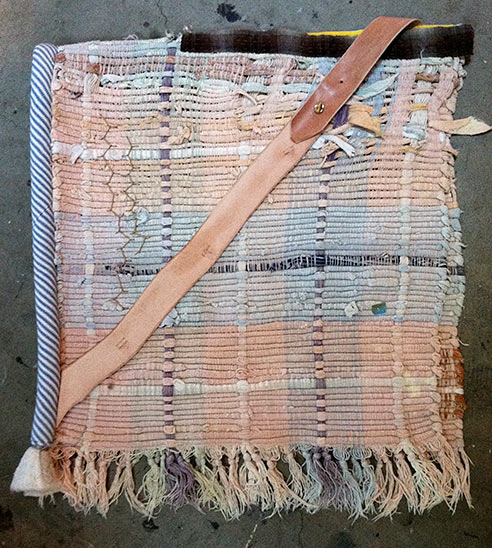 Joan Anderson and associates; painting on silk with found objects.