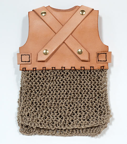 Joan Anderson and associates; painting on silk with found objects.