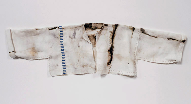 Joan Anderson and associates; painting on silk with found objects.