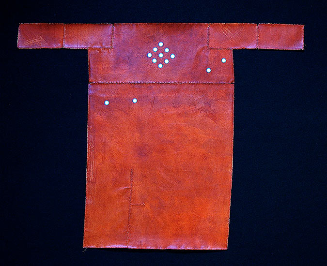 Joan Anderson canvas stitching work.