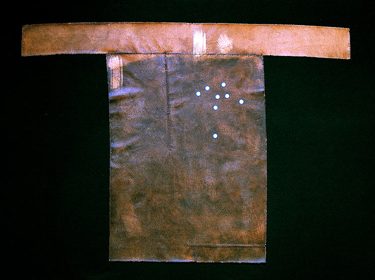 Joan Anderson canvas stitching work.