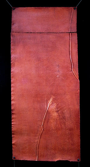 Joan Anderson canvas stitching work.