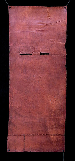 Joan Anderson canvas stitching work.