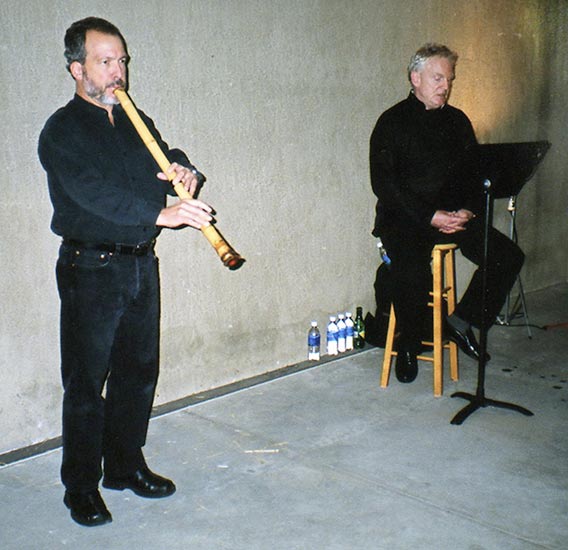 Photos of a performance installation called Something Between a Garment, a Being, and Skin.